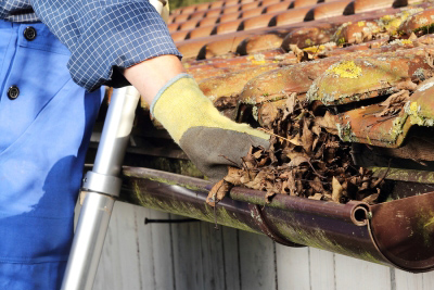 Clogged Gutter Cleaning In Houston