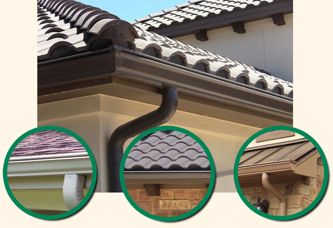 different types of gutters